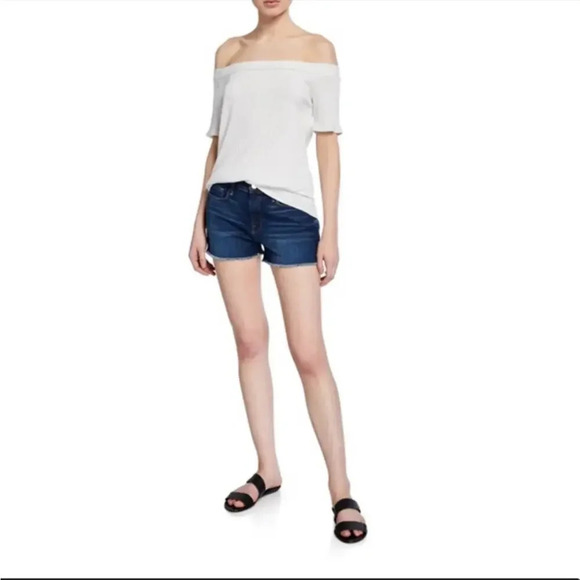 Frame Le Cutoff Short in Hyde Park - Picture 1 of 9